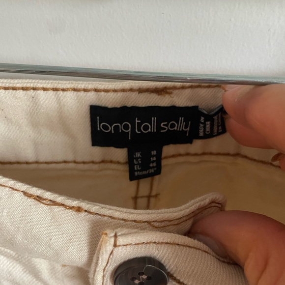 LONG TALL SALLY  Tailored Wide Leg Jean size 14 36” inseam NWT -J - Picture 4 of 5